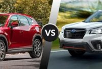 Mazda CX-5 vs Subaru Forester safety ratings