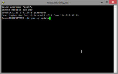 Panduan Lengkap Cara install Dropbear di Centos, Panduan Lengkap install Dropbear VPS CentOS di Putty, Mengupdate Repository dari VPS, Membuat Config Dropbear