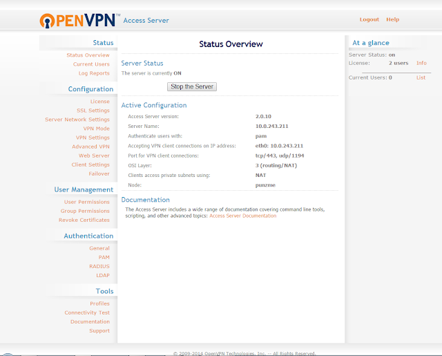 Tutorial Install OpenVPN-AS