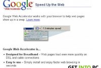 Aplikasi Untuk Mempercepat Koneksi Internet, SpeedConnect Internet Accelerator , AShampoo Web Accelerator , Google Web Accelerator , NETScream